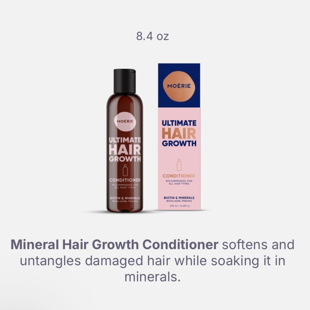 Moerie Hair Growth 4pc set (sold together or individual) - Picture 3 of 7